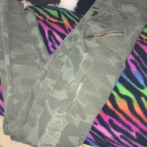Rock & Republic Camo Ripped Jeans